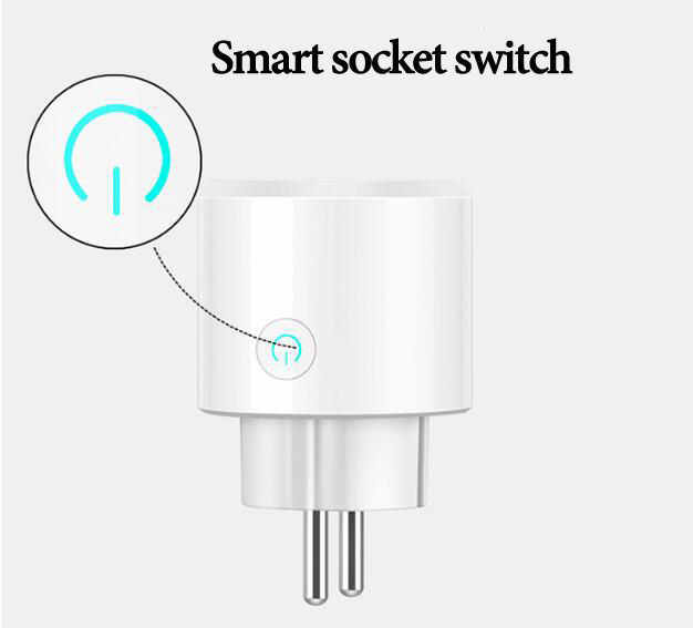 European standard Alexa smart socket wifi mobile phone timer switch